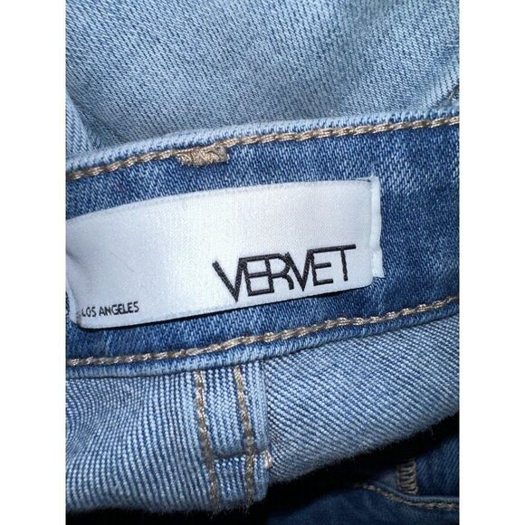 Vervet Straight Leg High Rise Distressed Jeans  Size 30 - Picture 11 of 16